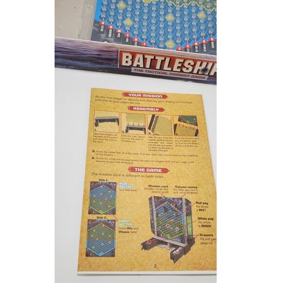 Battleship Tactical Combat Game 2008 Hasbro, PRE-OWNED & COMPLETE - Picture 6 of 8